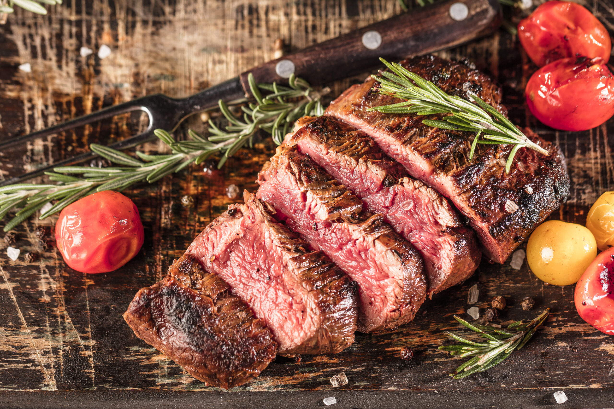 Filetfleisch vom Grill (Grillzeit)